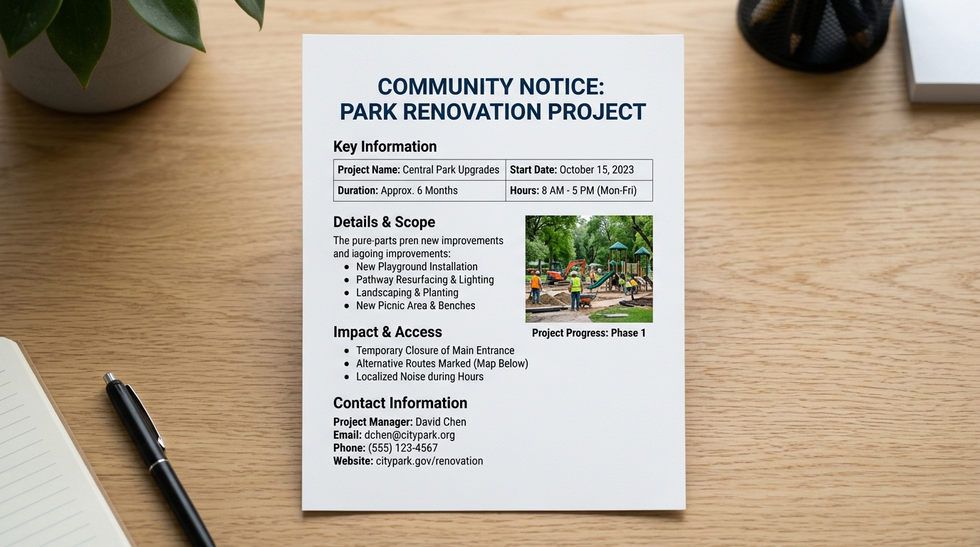 안내문 디자인 관련 이미지