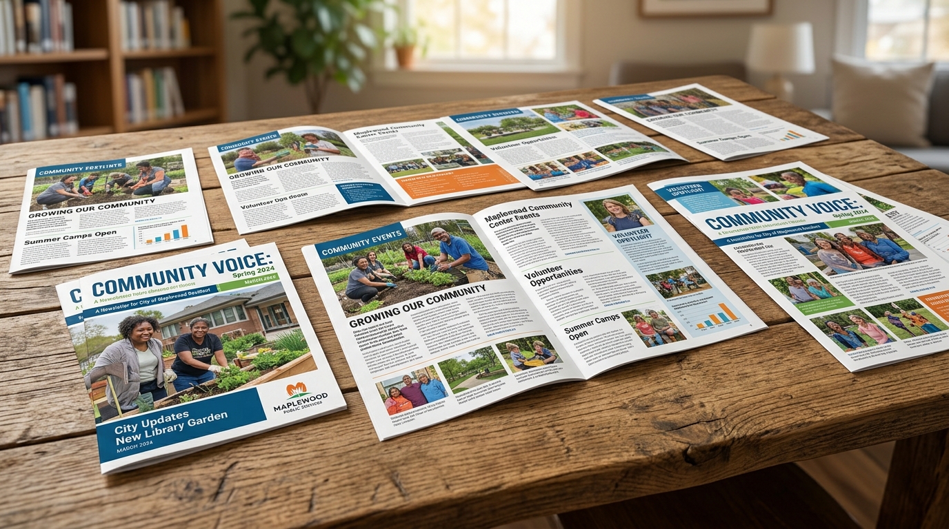 뉴스레터 디자인 관련 이미지