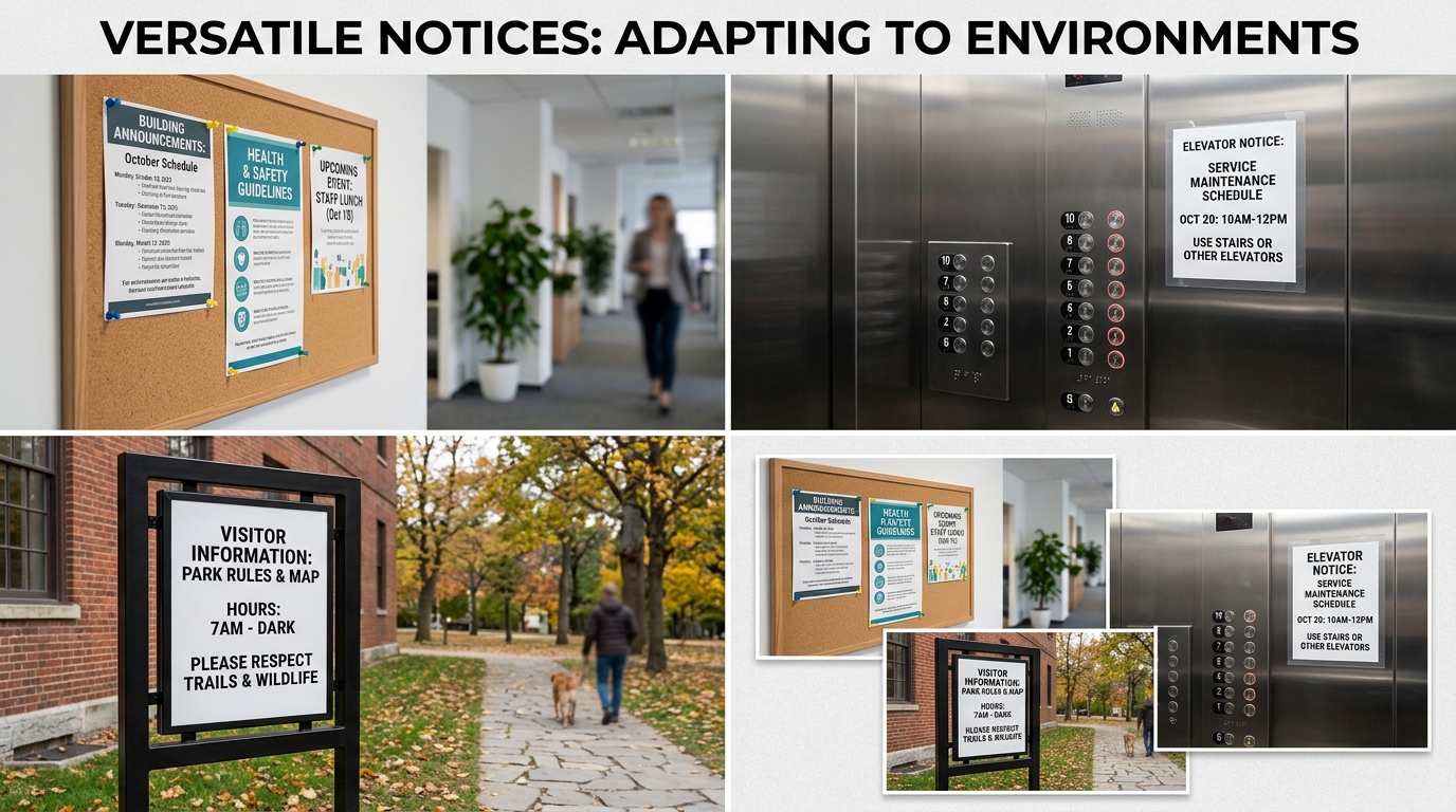 안내문 디자인 관련 이미지