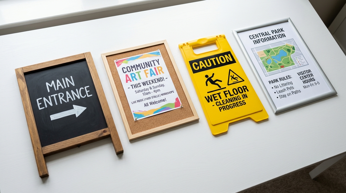 안내문 디자인 관련 이미지