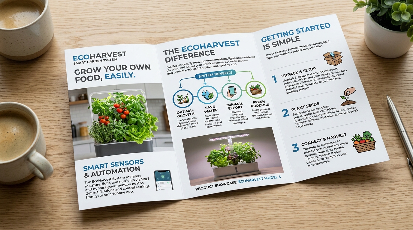 팜플렛 디자인 이미지