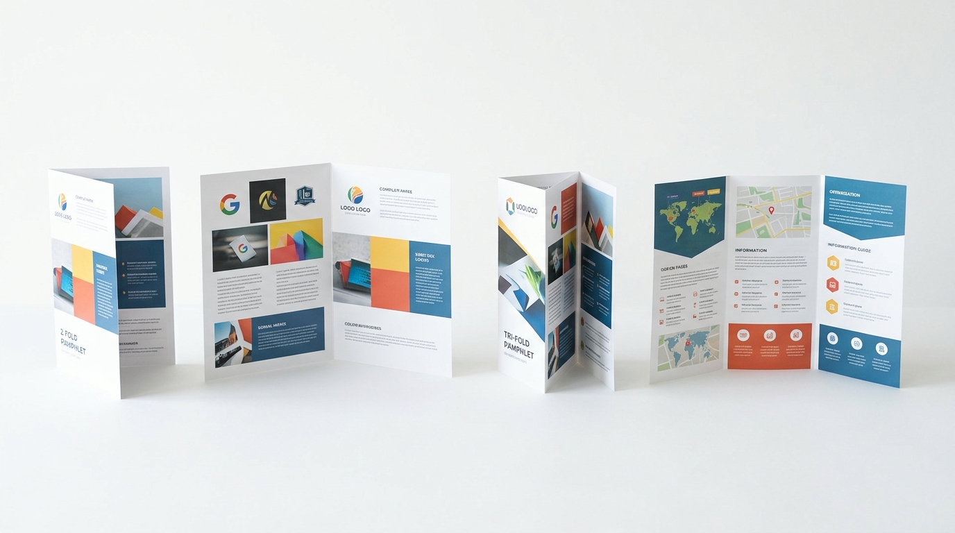 팜플렛 디자인 이미지