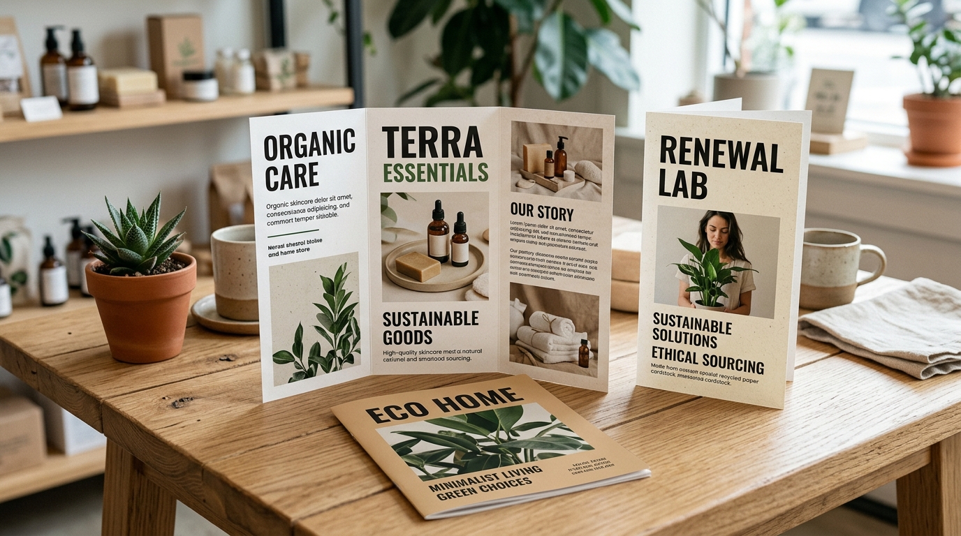 팜플렛 디자인 이미지