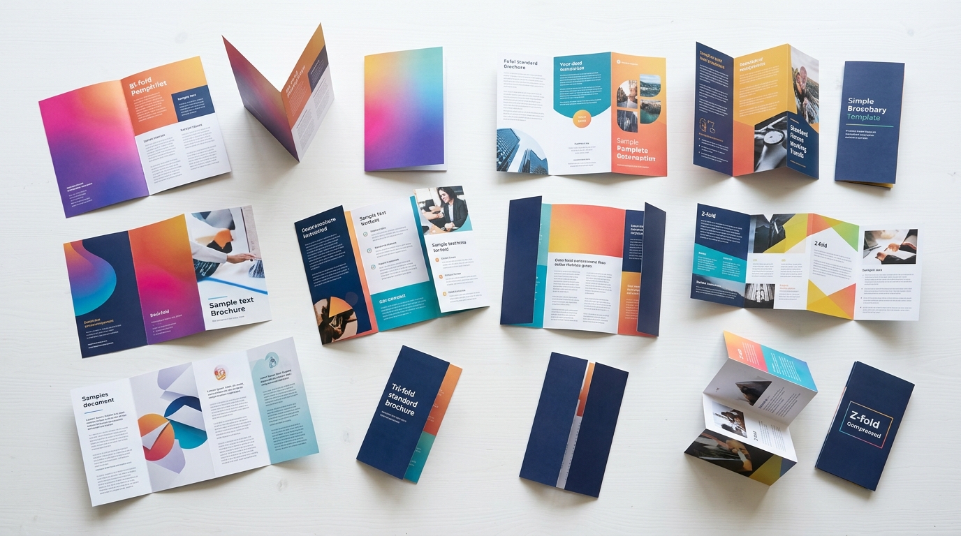 팜플렛 디자인 이미지