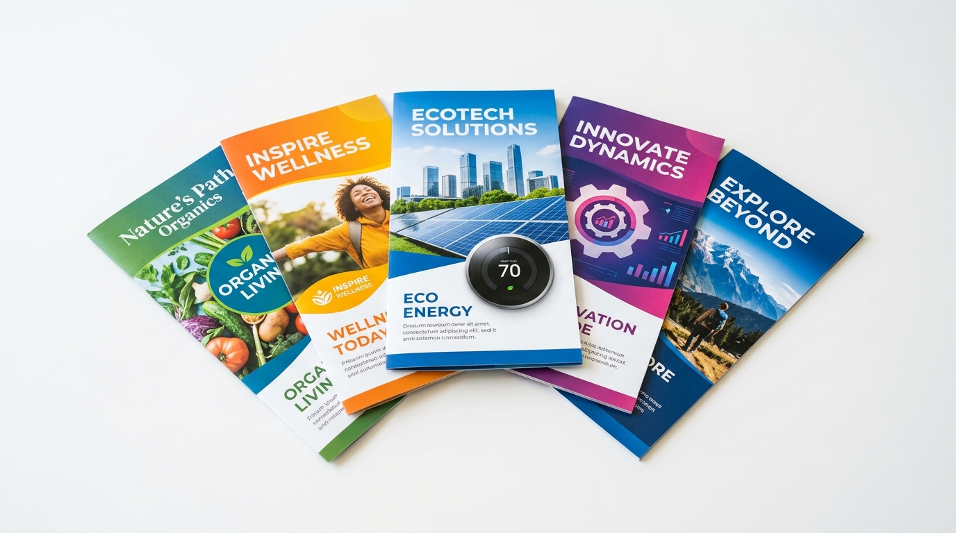 팜플렛 디자인 이미지