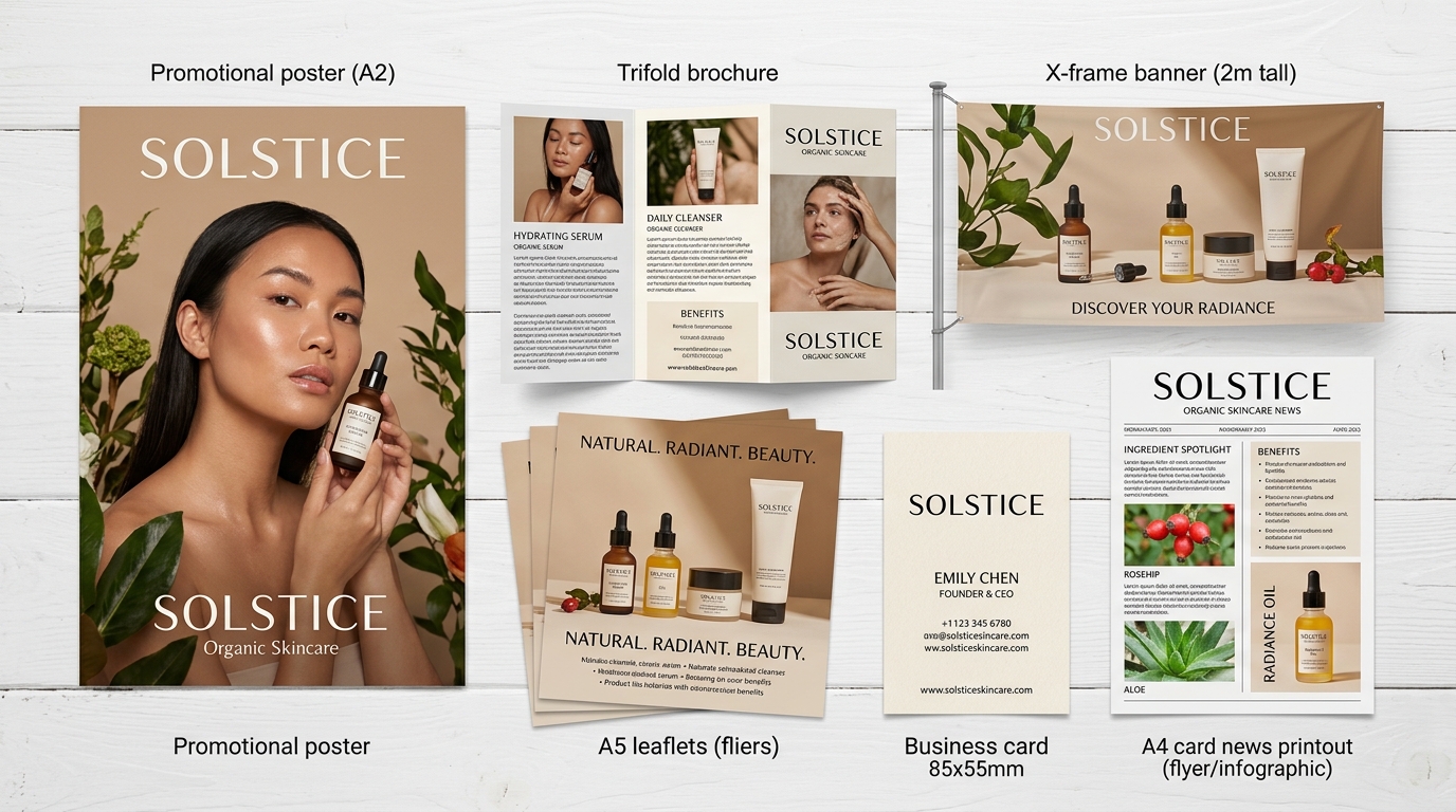 홍보물 디자인 관련 이미지