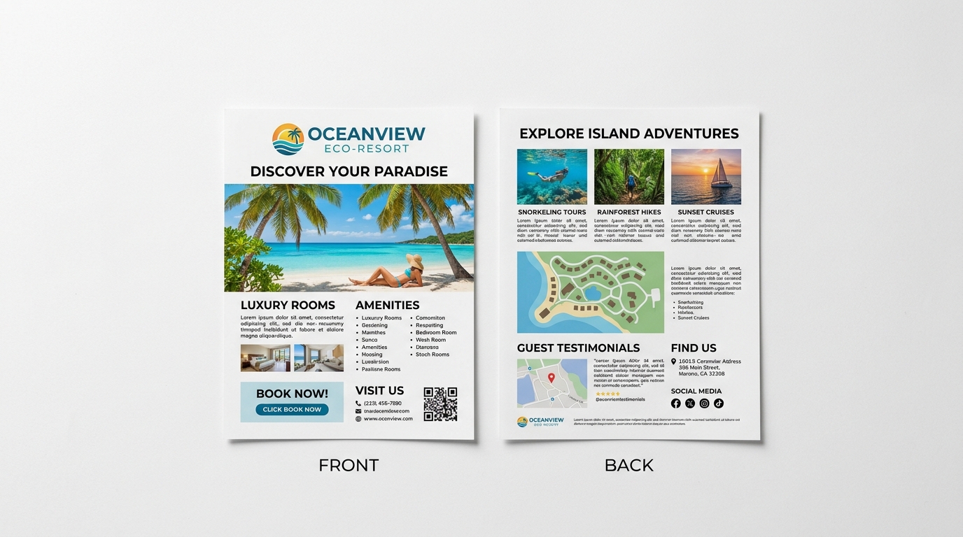 전단지 디자인 관련 이미지