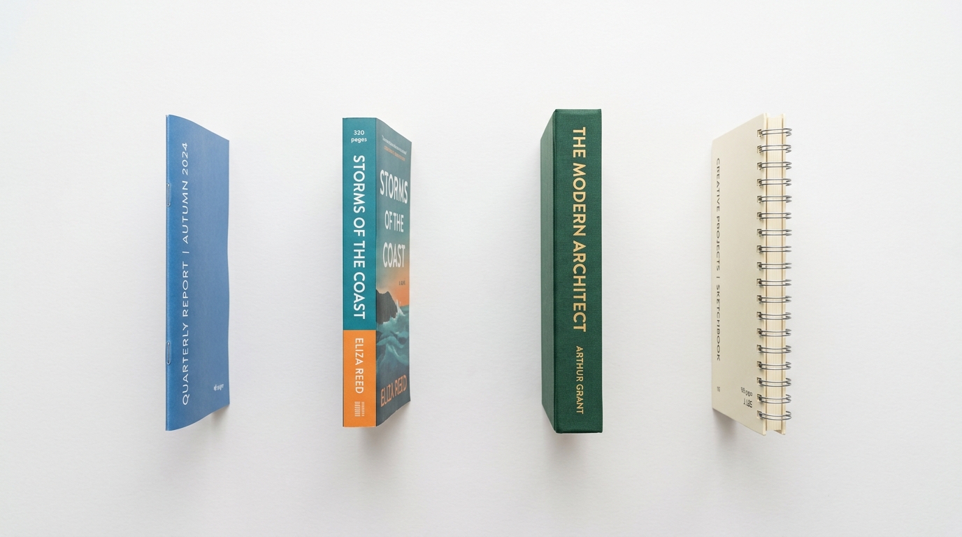 제본 방식 설명 이미지