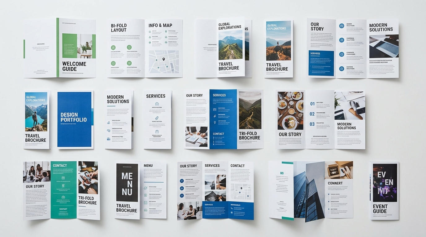 팜플렛 디자인 이미지